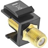 () 0.00m InLine Einbauadapter Keystone F Buchse auf F Buchse () 0.00m InLine Einbauadapter Keystone F Buchse auf F Buchse