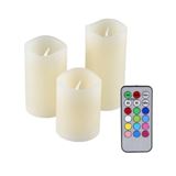 Olympia IOIO LED-Wachskerzen Set LED 48 3er Set