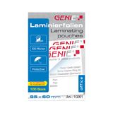 Genie Laminiertaschen 100 im Visitenkartenformat - Folien