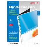 Genie Karton-Rücken A4 25 Stk, schwarz