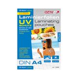 Genie Laminiertaschen 25 A4 Folien mit UV Schutz 125 Mic.