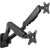 LogiLink BP0146 - 2-fach Wandhalterung schwarz