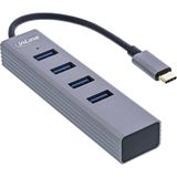 InLine USB 3.2 USB-Typ C Multi Hub (4x USB-A 5Gb/s), OTG, InLine USB 3.2 USB-Typ C Multi Hub (4x USB-A 5Gb/s), OTG,