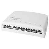 Telegärtner Mini-Verteiler MPD8-HS K Cat. 6A, TH35/AP alpinweiss Telegärtner Mini-Verteiler MPD8-HS K Cat. 6A, TH35/AP alpinweiss