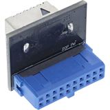 InLine USB 3.0 zu USB 3.1 Frontpanel Key-A Adapter intern