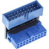InLine USB 3.0 Adapter intern, Pfostenanschluss Stecker auf Buchse,
