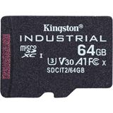 64GB KINGSTON MICROSDXC INDUSTRIAL C10 Singlepack