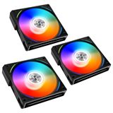 120mm Lian Li UNI FAN AL120 RGB PWM Lüfter, 3er Pack inkl. 120mm Lian Li UNI FAN AL120 RGB PWM Lüfter, 3er Pack inkl.
