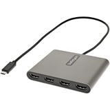 Startech USB-C auf 4x HDMI Adapter - Externe Video- und Grafikkarte - 1080p 60Hz - Windows