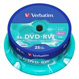 Verbatim DVD-RW 4.7 GB 25er Spindel (43639)