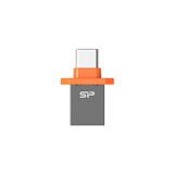 Silicon Power USB OTG Mobile C21 64GB Tiny USB 3.2 + Type C Black Silicon Power USB OTG Mobile C21 64GB Tiny USB 3.2 + Type C Black