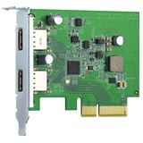 Qnap QXG-10G2U3A USB3.2 Gen2 Dualport PCIe expansion card