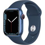 Apple Watch S7 Aluminium 41mm Cellular Blau Sportarmband abyssblau Apple Watch S7 Aluminium 41mm Cellular Blau Sportarmband abyssblau
