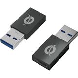 Conceptronic Adapter USB3.0-> USB-C 2er-Pack sw