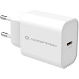 Conceptronic Ladeger&auml;t 1Port 25W,1xUSB-C PD 1.3A weiss