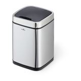 Durable Sensor Abfalleimer NO TOUCH 6l metallic silber