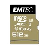 512GB Emtec MicroSD SDXC (CLASS10) Speedin V30 A1 4K Adapt 512GB Emtec MicroSD SDXC (CLASS10) Speedin V30 A1 4K Adapt