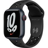 Apple Watch S7 Nike Aluminium 41mm Cellular Mitternacht Sportarmband Apple Watch S7 Nike Aluminium 41mm Cellular Mitternacht Sportarmband