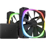 140mm NZXT Aer RGB 2 schwarz Twin-Pack inkl. Lüftersteuerung 140mm NZXT Aer RGB 2 schwarz Twin-Pack inkl. Lüftersteuerung