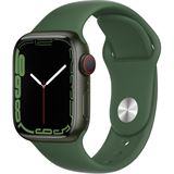 Apple Watch S7 Aluminium 41mm Cellular Grün Sportarmband klee Apple Watch S7 Aluminium 41mm Cellular Grün Sportarmband klee