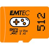 512GB Emtec MicroSD Card SDXC CL.10 UHS1 U3 V30 A1 Gaming