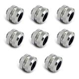 XSPC Anschluss G1/4" auf 14mm Hardtube, chrome - 8 St&uuml;ck