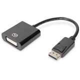 Digitus Assmann Aktiver DisplayPort Adapter / Konverter, DP auf DVI Digitus Assmann Aktiver DisplayPort Adapter / Konverter, DP auf DVI