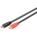 Digitus Assmann HDMI High Speed Kabel mit Ethernet und Verst&auml;rker