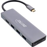 InLine USB 3.2 Type C Multi Hub (3x USB-A 5Gb/s + USB Type-C (PD InLine USB 3.2 Type C Multi Hub (3x USB-A 5Gb/s + USB Type-C (PD