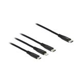 Delock USB Ladekabel 3 in 1 USB Type-C zu Lightning/Micro USB/USB Delock USB Ladekabel 3 in 1 USB Type-C zu Lightning/Micro USB/USB