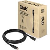 Club3D Kabel USB 3.2 Typ C 1m Verlängerung 5Gbps St/Bu retail Club3D Kabel USB 3.2 Typ C 1m Verlängerung 5Gbps St/Bu retail