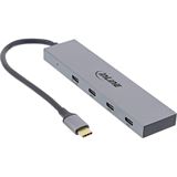 InLine USB 3.2 Gen.2 Hub, USB Typ-C zu 4 Port Typ-C (1 Port power InLine USB 3.2 Gen.2 Hub, USB Typ-C zu 4 Port Typ-C (1 Port power