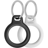 BELKIN 2-PACK SECURE HOLDER W/ KEY RING F/ APPLE AIRTAG BLACK AND BELKIN 2-PACK SECURE HOLDER W/ KEY RING F/ APPLE AIRTAG BLACK AND