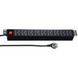 EFB Elektronik 19"1,5HE Steckdosenl. USB 9xA/9xC mit Schalter EFB Elektronik 19"1,5HE Steckdosenl. USB 9xA/9xC mit Schalter
