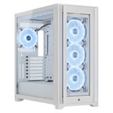 Corsair iCue 5000X RGB QL Edition Midi Tower weiss/grau