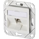 Metz Connect Anschlussdose Cat6A UP 1xRJ45 Kanaleinb RAL9010 rws