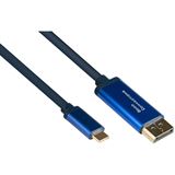 Good Connections USB-CÖ an DisplayPort 1.2 SmartFLEX Kabel, 4K Good Connections USB-CÖ an DisplayPort 1.2 SmartFLEX Kabel, 4K