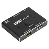 HDMI Good Connections 2.1 Switch / Umschalter, 2-fach (2x Eingang und HDMI Good Connections 2.1 Switch / Umschalter, 2-fach (2x Eingang und