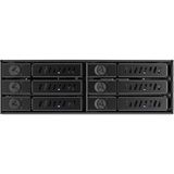 Chieftec Mobile-Rack 6,4cm (2,5") SATA - 6-fach -