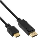 3.00m InLine 20er Bulk-Pack DisplayPort zu HDMI Konverter Kabel,