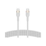 Belkin PRO Flex USB-C/USB-C Kabel, bis 60W, 2m, wei&szlig;