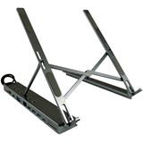 LC-Power Notebook-Halter mit Multi-Hub LC-HUB-C-MULTI-STAND - LC-Power Notebook-Halter mit Multi-Hub LC-HUB-C-MULTI-STAND -