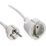 1.00m InLine Strom-Verl&auml;ngerung Schutzkontakt Stecker / Buchse,