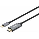 Manhattan USB-C Anschlusskabel HDMI Typ A Stecker auf USB C Stecker