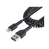 1m Startech USB auf Lightning Kabel Spiralkabel MFi zertifiziert 1m Startech USB auf Lightning Kabel Spiralkabel MFi zertifiziert