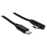 1.00m Inter-Tech AC Kabel Type C auf Type C 90&deg;