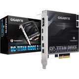 Gigabyte GC-TITAN RIDGE Intel Thunderbolt 3 Certified add-in card Gigabyte GC-TITAN RIDGE Intel Thunderbolt 3 Certified add-in card