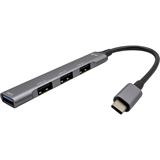 I-TEC USB-C Metal HUB 1x USB 3.0 3x USB 2.0 ohne Netzteil