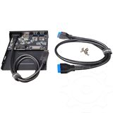 GrauGear USB-HUB+Kartenleser Multi Front Panel, Type-C USB retail GrauGear USB-HUB+Kartenleser Multi Front Panel, Type-C USB retail