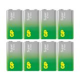 GP Batterie Alkaline Super 9V 8 St&uuml;ck